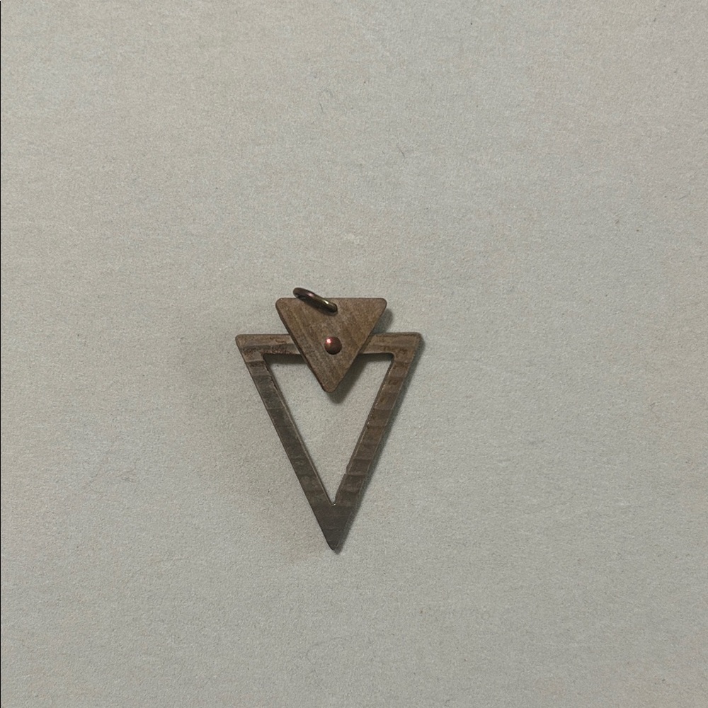 Geometric Brass Pendant